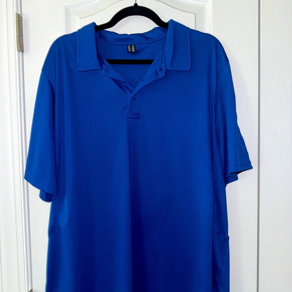 Royal Blue - Men's Polo Shirt Quick Dry Performance Short Sleeve Tactical Shirts